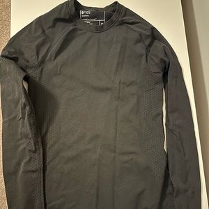 Figs black underscrub top